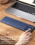 Сгъваема Bluetooth клавиатура Nillkin с тъчпад и цифров блок, Deep Sea Blue, снимка 2
