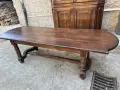 Масивна трапезна маса от ДЪБ 260 см, снимка 4