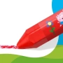 Нови Детски пастели 12 цвята Peppa Pig STAEDTLER Jumbo за оцветяване деца рисуване, снимка 3