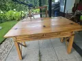 Moving out of Bulgaria sale. Imported Bali Indonesian pair of Credenza, Bookshelf & Decorative Vase, снимка 3
