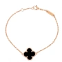 Златна дамска гривна Van Cleef 3,70гр. 17,5см. 14кр. проба:585 модел:37803-1, снимка 1