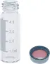 Комплект лабораторни флакони HPLC 4 мл с капачки (100 бр.), снимка 2