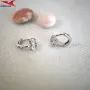 Обеци с платинено покритие 211242, снимка 3