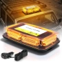 Въртяща се LED проблясваща лампа 12–24V 90 диода аварийно осветление, маяк, снимка 1