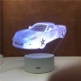 3D LED нощник „Кола" с 7 цвята и дистанционно, снимка 5