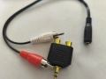 Кабел чинчове към аукс AV/ AUX, снимка 2