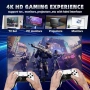 4547 PlayStation 5 Ретро Мини Конзола 4K HDMI – 64GB с 10,000+ Игри и 2 Безжични Джойстика, снимка 2