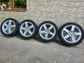 ОРИГИНАЛНИ джанти+гуми 17 ' цола 5x112 57,1 Seat / СЕАТ VW AUDI Skoda 7,J ET54, снимка 1