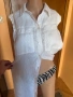 Ленени туники H&M черна и бяла, размер XS/S, снимка 15