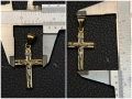 Чисто нов Златен кръст разпятие 14 карата 585 gold krast zlato zlaten, снимка 7