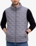 Мъжки елек JACK&JONES ватиран водоустойчив черен сив L XL XXL без ръкави, снимка 2