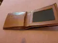 Бос портфейл естествена кожа 115х90 мм, снимка 3