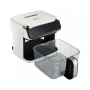 Дигитален еър фрайър Hausberg HB-2343AB 6.5L | Стъклена кошница | 12 програми | 360° прозрачен изгле, снимка 3