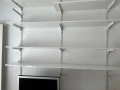 Сглобяеми бели стелажи, снимка 1
