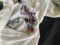 Desigual M памучна рокля с бродерия дракон, снимка 2