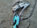 Серебърно ланче и висулка котка , снимка 5