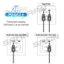  4621 Стилен Стъклен Контакт LUX, Бял – Двойно Бързо Зареждане 20W USB-A & Type-C, снимка 5