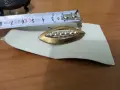 Ретро бронзова брошка  с камъни , снимка 2