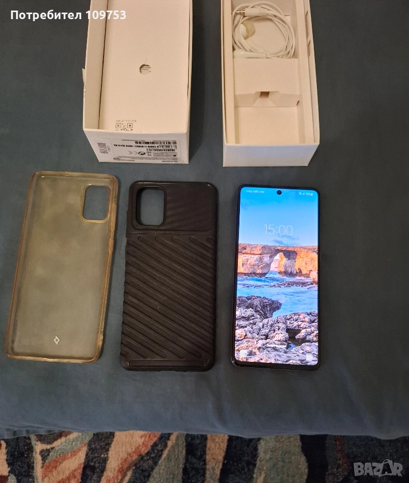 Samsung Galaxy A71 Silver, снимка 1