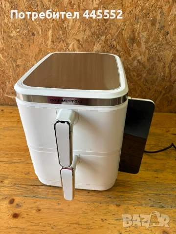 Еър Фрайър GOURMETMAXX 10L БЯЛ, снимка 2 - Фритюрници - 54393097