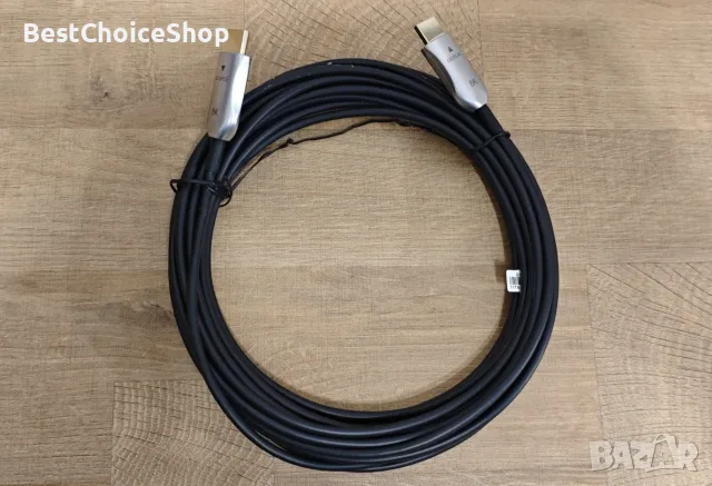 8K високоскоростен оптичен HDMI кабел 15m активен HDMI 2.1 48Gbps 8K@60Hz 4K@120Hz eARC, снимка 2 - Кабели и адаптери - 55341636