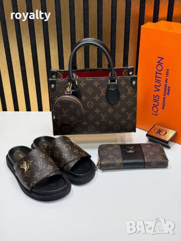 Louis Vuitton Нов Дамски Комплект Различни Цветове Луи Витон , снимка 9 - Чанти - 54649227