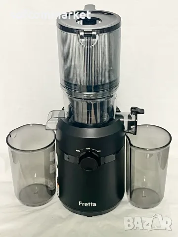 Бавнооборотна сокоизтисквачка Fretta F5000 (Cold Press) – 6 месеца гаранция