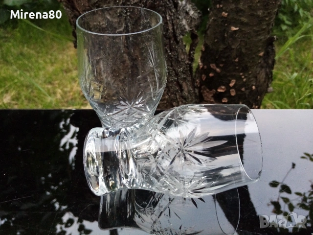 Български кристален сервиз за ракия, снимка 4 - Сервизи - 54948707