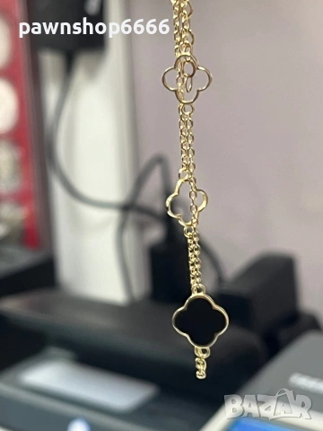 Златна гривна 14 карата 1,58 грама , снимка 2 - Гривни - 54086288