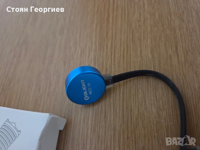 магнитно USB зарядно устройство за фенери от марката Olight. , снимка 2 - Друга електроника - 54459132
