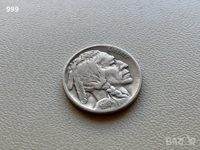 5 цента 1919,1923, 1935, 1936, 1937 САЩ - Бъфало, Бизон, Индианска глава, снимка 2 - Нумизматика и бонистика - 53208648