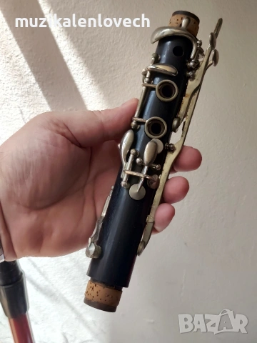 Vintage Amati Kraslice Wooden Clarinet /German System/ Made in Czechoslovakia кларинет с куфар, снимка 13 - Духови инструменти - 55206116