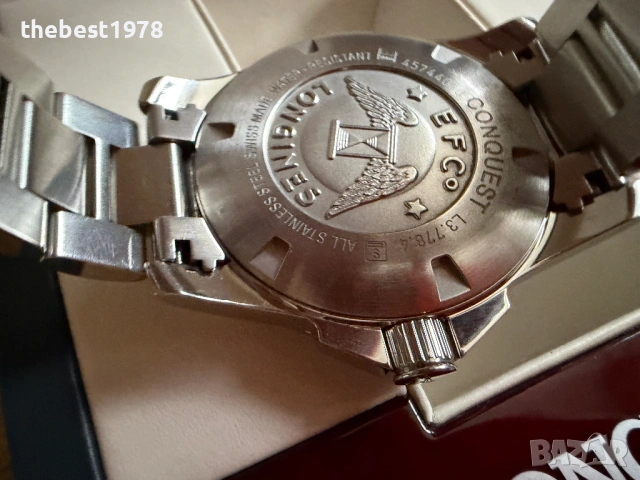 Longines Conquest Automatic 43mm Blue Dial/Eta 2892-2/Ref 37784966, снимка 6 - Мъжки - 54530663