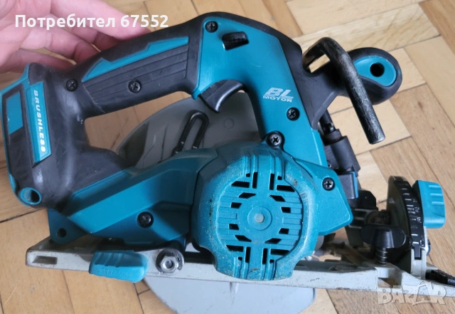 Безчетков циркуляр Makita DHS680.Сямо тяло., снимка 2 - Триони и циркуляри - 55219377