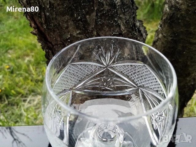 * Виолета * -кристален сервиз за коняк, снимка 5 - Сервизи - 54150726