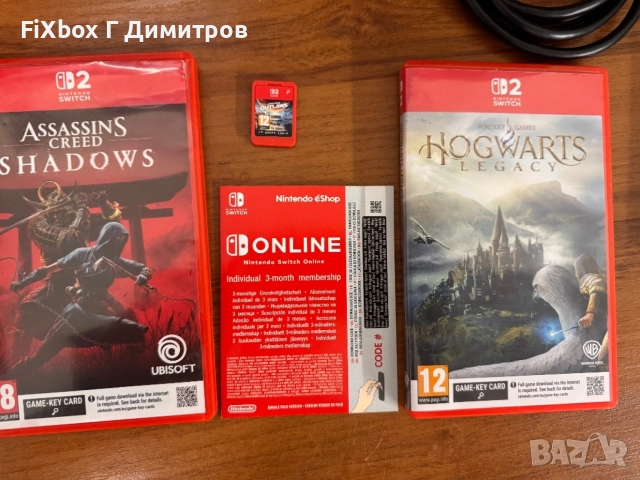 Nintendo switch 2 с 3 игри и 3м онлайн , снимка 6 - Nintendo конзоли - 54758156