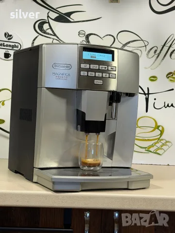 Кафемашина кафе автомат delonghi PRONTO с гаранция, снимка 7 - Кафемашини - 55516851