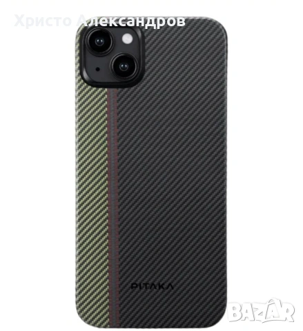 Кейс Pitaka Fusion Weaving MagEZ Case 3 за iPhone 14/15 Plus (6.7"), 600D Aramid Fiber #25