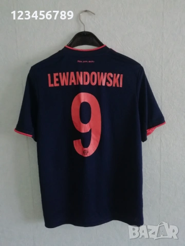 Bayern Munich Lewandowski Adidas оригинална тениска Байерн Мюнхен Левандовски фланелка екип 