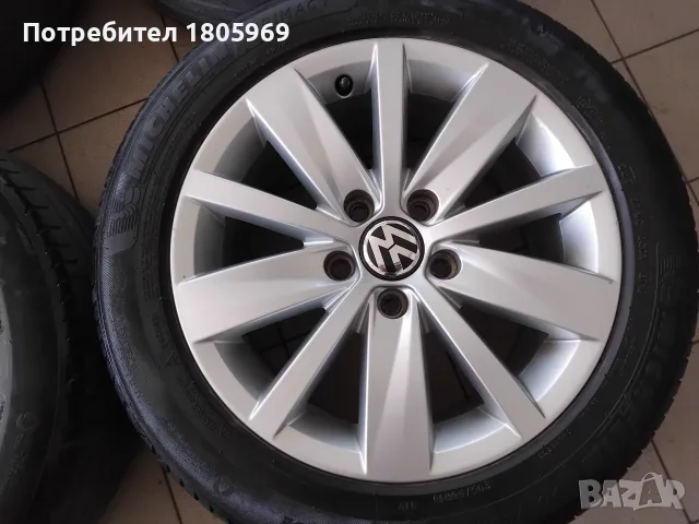 4бр. ал, джанти VW (оригинални) 5x112 , 7x16 , ET45, снимка 2 - Гуми и джанти - 55290781