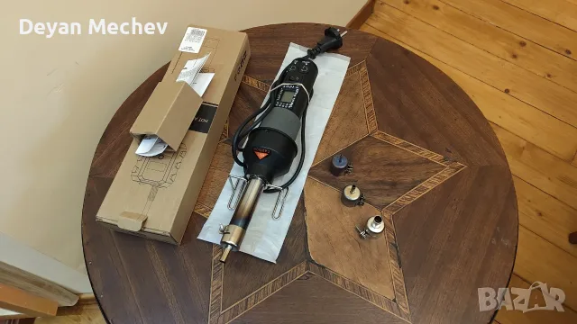 Преносима Духалка за Горещ Въздух GJ-8018LCD + 4 Дюзи и Стойка