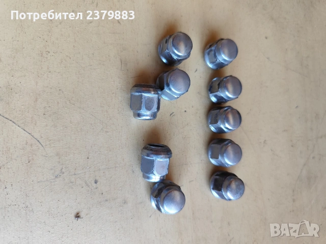 10 гайки за джанти 12х1.5, снимка 2 - Части - 49524444