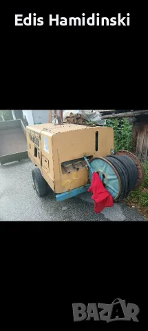 Компресор Komatsu в отлично състояние с перфоратор и руски къртач