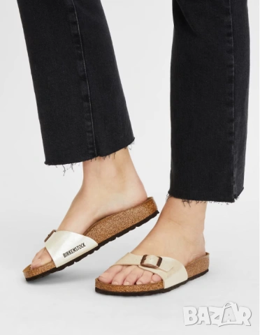 BIRKENSTOCK Чехли 'Madrid' в Перлено Бяло номер 40 
