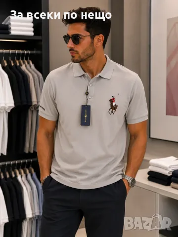 Polo Ralph Lauren Мъжка Риза С Къс Ръкав Ралф Лорън Код A1662, снимка 3 - Ризи - 55373586