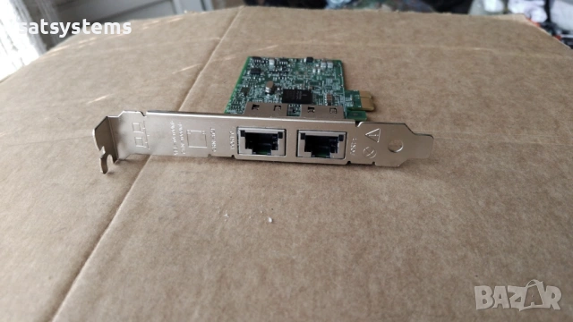 Broadcom BCM95720A2003G Dual-Port PCI-E Gigabit Network Adapter Card, снимка 2 - Мрежови адаптери - 54577583