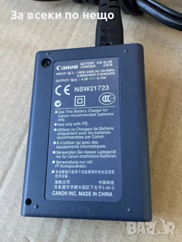 Оригинално зарядно за фотоапарат CANON CB-2LXE, снимка 6 - Батерии, зарядни - 55290797