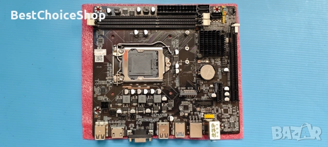 Дънна платка B75/H61 LGA 1155 DDR3 M.2 USB 3.0 - Нова, снимка 4 - Дънни платки - 54934508
