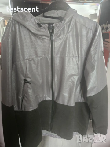 $120 Ветровка Under Armour Swacket Hybrid Windbreaker Jacket XXL водоустойчиво ветроустойчиво, снимка 2 - Якета - 54313282