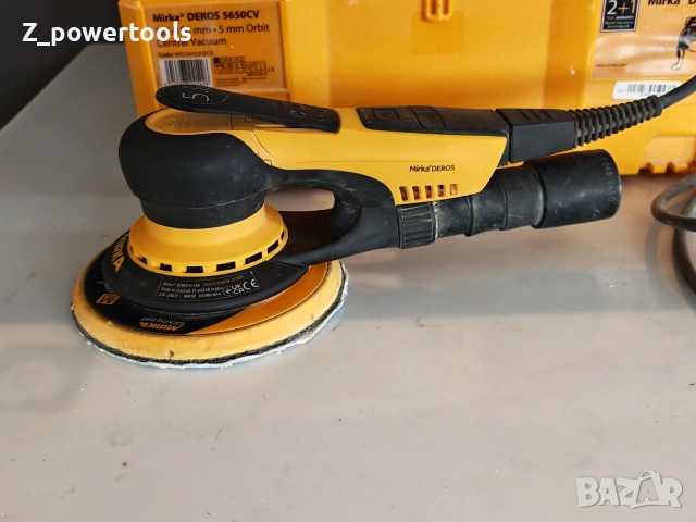 Mirka DEROS II 650 CV, 400 W, 150 мм Безчетков ексцентършлайф, снимка 2 - Други инструменти - 54280321